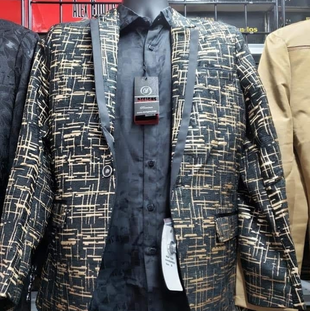 Embroided Design Blazer